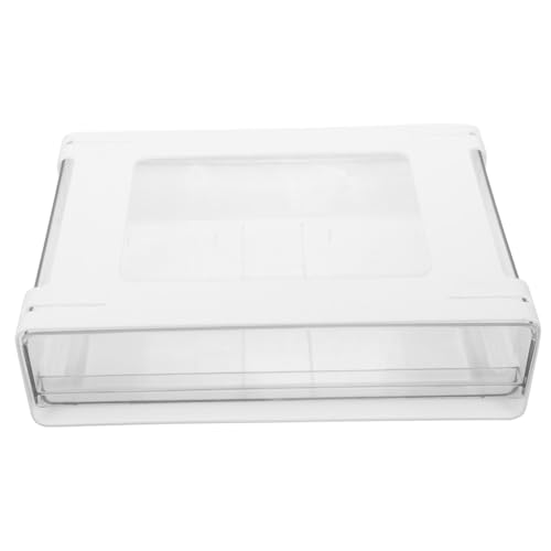 WEKAMOS Versteckte Schublade für Schreibtisch Multifunktionaler Organizer Fach Aufbewahrungsbox Platzsparend Praktisch für Büro Studium Transparente Kunststoffbox mit Selbstklebender von WEKAMOS