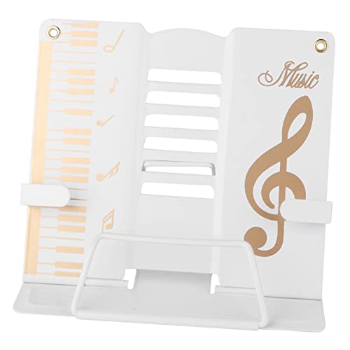 WEKAMOS Verstellbarer Buchständer Leseständer mit Drehbarem Desktop Halter Multifunktionaler Leseständer für Bücher Noten und Schulmaterial Weißes Noten Geeignet WEKAMOS Verstellbarer Buchständer Leseständer mit Drehbarem Desktop Halter Multifunktionaler Leseständer für Bücher Noten und Schulmaterial Weißes Noten Geeignet von WEKAMOS