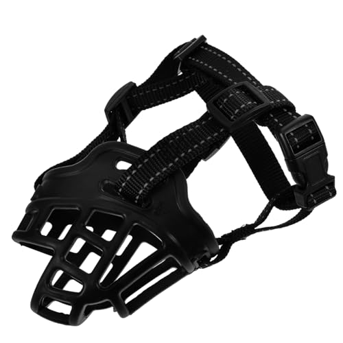 WEKAMOS Verstellbarer Hundemaulkorb aus Langlebigem TPR Bell und Beißschutz Komfortabel für Kleine und Mittlere Hunde Atmungsaktiv Verstellbar für Welpen und Ausgewachsene Hunde Geeignet WEKAMOS Verstellbarer Hundemaulkorb aus Langlebigem TPR Bell und Beißschutz Komfortabel für Kleine und Mittlere Hunde Atmungsaktiv Verstellbar für Welpen und Ausgewachsene Hunde Geeignet von WEKAMOS