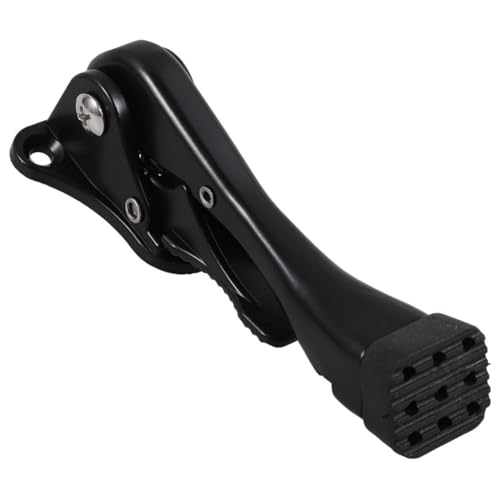 WEKAMOS Verstellbarer Türstopper mit Fußpedal Schwerer Metall kickdown türhalter Integrierter Wandschutz und Bremse Geeignet für Innentüren Stabiler und Sicherer Türhalter von WEKAMOS