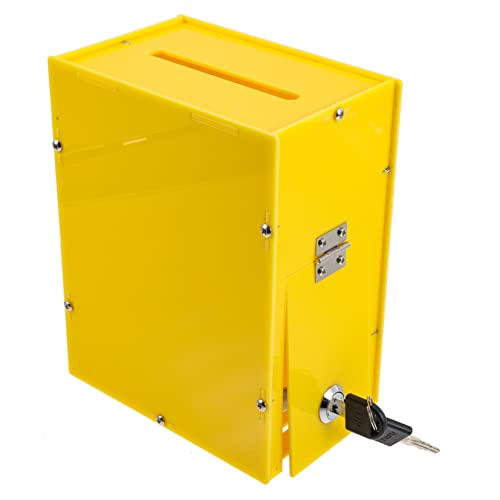 WEKAMOS Wand Voting Box aus Acryl mit Schloss Multifunktionale Vorschlagsbox für Spenden und Beschwerden Sicher und Langlebig für Geschäfte und WEKAMOS Wand Voting Box aus Acryl mit Schloss Multifunktionale Vorschlagsbox für Spenden und Beschwerden Sicher und Langlebig für Geschäfte und von WEKAMOS