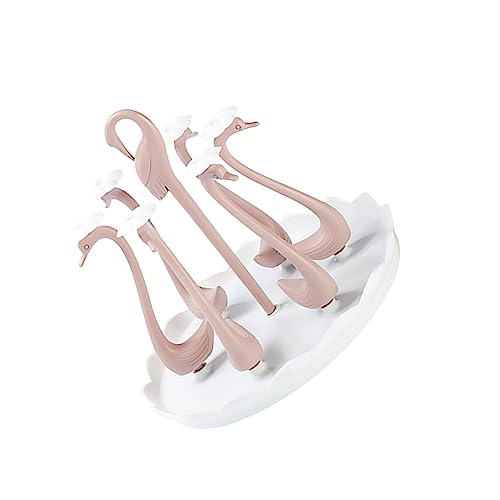 WEKAMOS Wassertassenhalter aus Kunststoff mit Schwanförmigem Design Platzsparend für Zuhause und Büro zum Trocknen und Organisieren von Bechern und Gläsern WEKAMOS Wassertassenhalter aus Kunststoff mit Schwanförmigem Design Platzsparend für Zuhause und Büro zum Trocknen und Organisieren von Bechern und Gläsern von WEKAMOS