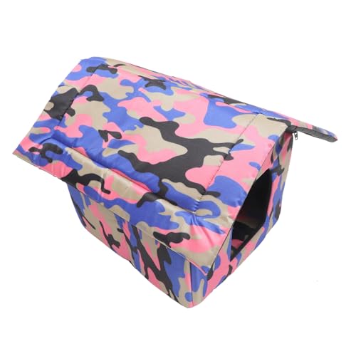 WEKAMOS Winterfestes Katzenhaus Klein Isoliertes Outdoor Katzenzelt mit Wasserdichtem Schutz Winddicht Warmes Haustiernest für Draußen Wetterbeständiger Unterschlupf für Kleine Katzen im WEKAMOS Winterfestes Katzenhaus Klein Isoliertes Outdoor Katzenzelt mit Wasserdichtem Schutz Winddicht Warmes Haustiernest für Draußen Wetterbeständiger Unterschlupf für Kleine Katzen im von WEKAMOS