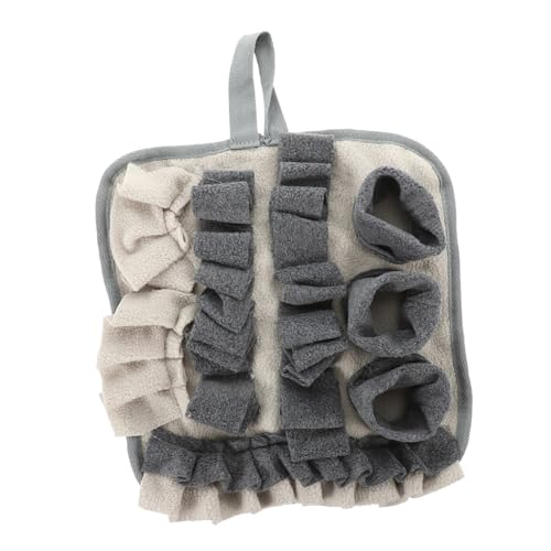 WEKAMOS rutschfeste Foraging Matte aus Weichem Fleece Trainiert Schnüffelinstinkt und Beschäftigung für Kaninchen und Kleine Haustiere Graue Energiespar Spielunterlage WEKAMOS rutschfeste Foraging Matte aus Weichem Fleece Trainiert Schnüffelinstinkt und Beschäftigung für Kaninchen und Kleine Haustiere Graue Energiespar Spielunterlage von WEKAMOS