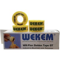 Ptfe Dichtband Golden Tape L12 m B12,7 mm D0,1 mm gelb 1 g/cm³ von WEKEM
