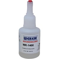 Wekem - wk 1400 Sekundenkleber hochviskos/dickflüssig 50 g von WEKEM
