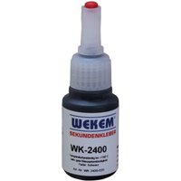 Wekem - wk 2400 Sekundenkleber hochviskos/dickflüssig schwarz 20 g von WEKEM