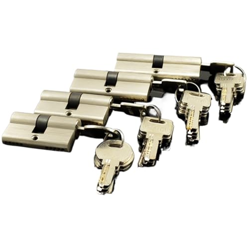 Euro-Türschloss-Zylinder, 55 60 70 80 90 100 110 120mm Zylinder Wohnzimmer Schloss Griff Messing Schlüssel(SLY 65(32.5 32.5)) von WEKONUMEX