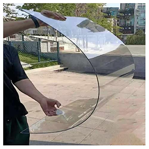 Markise für Haustür, Polycarbonate Sheet PC Endurance Board Waterproof Panels Clear 1mm Thick Multiple Sizes(0.8x10m) von WEKONUMEX