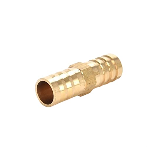 Schlauchanschlussstücke, Messing Barb Rohrverschraubung for Gas Wasser Öl Mehrere Größen T-Stück Y Kreuz Ellenbogen(2way,19MM) von WEKONUMEX