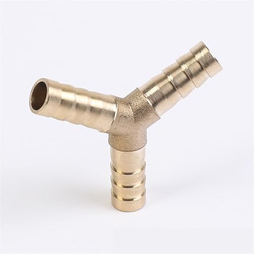 Schlauchanschlussstücke, Messing-Rohrverschraubung mit Widerhaken, 3-Wege-T-Stück for 4–19 mm Schlauch, Kupferrohrverschraubungen(4mm) von WEKONUMEX