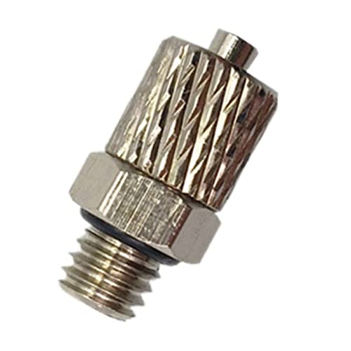 Schlauchanschlussstücke, Messing Schlauchverbinder T-Stück Rohrverschraubung Schnellanschluss Luft Pneumatische 3-6mm Rohr M3-M6 Gewinde(3 M3,PC) von WEKONUMEX