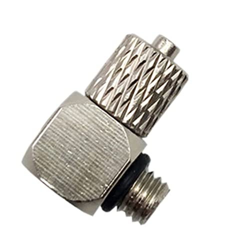 Schlauchanschlussstücke, Messing Schlauchverbinder T-Stück Rohrverschraubung Schnellanschluss Luft Pneumatische 3-6mm Rohr M3-M6 Gewinde(3 M5,PL) von WEKONUMEX
