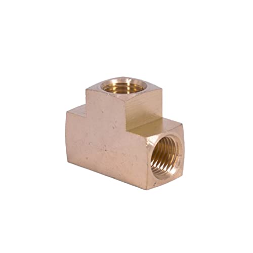 Schlauchanschlussstücke, Messing-T-Rohrverschraubung mit Innengewinde NPT, mehrere Größen(1/2inch) von WEKONUMEX