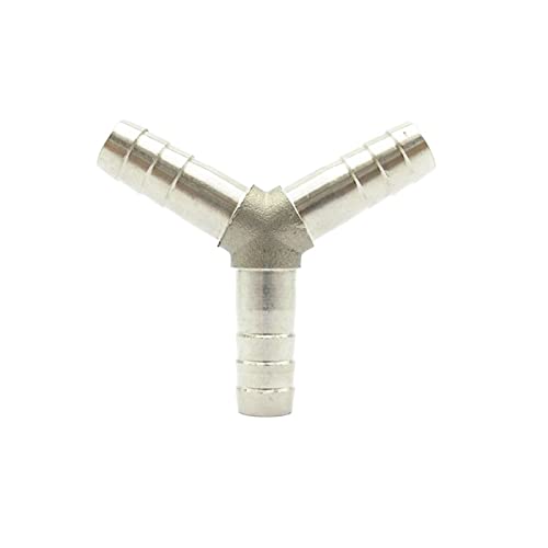 Schlauchanschlussstücke, Schlauchverbinder Barb Tee Y Kreuz 3 4 Weg 304 Edelstahl Fitting 4-19mm Mehrere Arten(20mm,Y Type) von WEKONUMEX