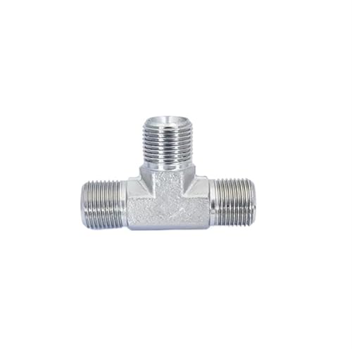 Schlauchanschlussstücke, T-Rohrverschraubung 1/8 bis 1-1/2 Zoll BSP-Gewinde(AB 20) von WEKONUMEX