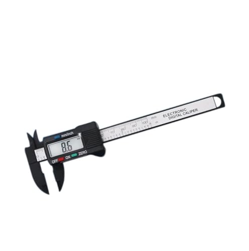 WEKONUMEX Digitaler Messschieber, Digitaler Messschieber mit LCD-Bildschirm 0-6 Zoll 0-150mm Messwerkzeug Multicolor(0 to 100mm) von WEKONUMEX