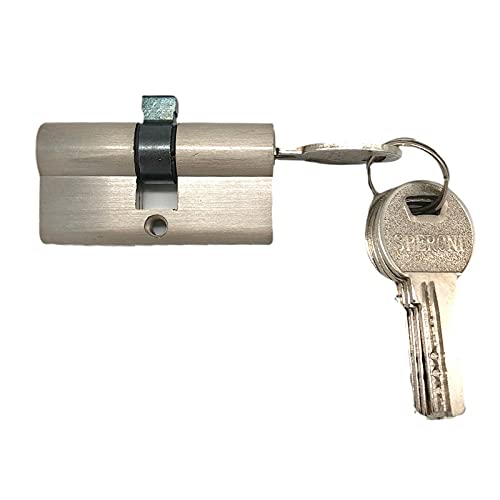 WEKONUMEX Euro-Türschloss-Zylinder, Tür Fenster 60 70 80 90mm Zylinder Schlüssel Eingang Messing Türschloss Verlängert Core(60mm) von WEKONUMEX