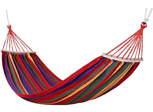 WEKONUMEX Garten-Camping-Hängematte, Leinwand Erwachsene Baum Hängematte Schaukel for Outdoor Camping Reise Indoor Gärten WEKONUMEX Garten-Camping-Hängematte, Leinwand Erwachsene Baum Hängematte Schaukel for Outdoor Camping Reise Indoor Gärten von WEKONUMEX