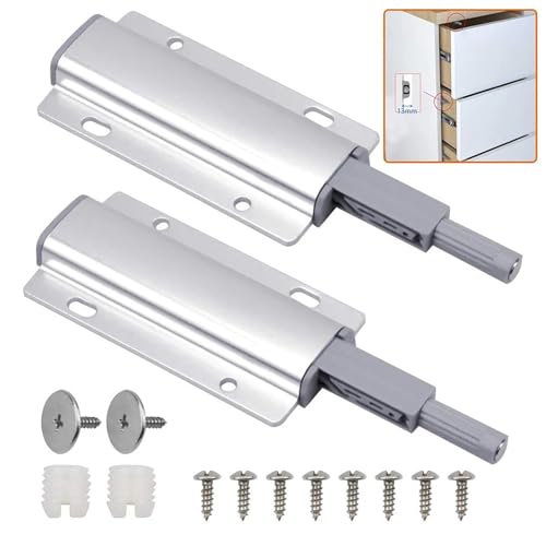 WEKONUMEX Kabinett Tür Rebounder Türöffner, Push-to-Open-Türverschlüsse Push-to-Open-System Dämpferpuffer for Schranktür Schrankverschluss for Zuhause Küchenmöbel Hardware Wohnaccessoires WEKONUMEX Kabinett Tür Rebounder Türöffner, Push-to-Open-Türverschlüsse Push-to-Open-System Dämpferpuffer for Schranktür Schrankverschluss for Zuhause Küchenmöbel Hardware Wohnaccessoires von WEKONUMEX