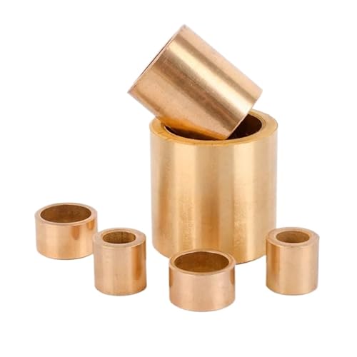 WEKONUMEX Messing-Pulvermetallurgie, M2 bis M16 Pulvermetallurgie Kupferlegierung Lagerbuchse Dichtung Unterlegscheibe mehrere Größen(5pcs 6x12x6) von WEKONUMEX