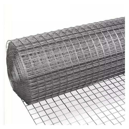 WEKONUMEX Metallgewebe Hardware Tuch, Geschweißter Maschendraht-Rollen-Hardware-Stoff-Hühnerdraht, der 0,8 mm feuerverzinkter Garten-Zaun mehrere Größen einzäunt(2.5cm Mesh,1.2x18m/3.9x59ft) von WEKONUMEX