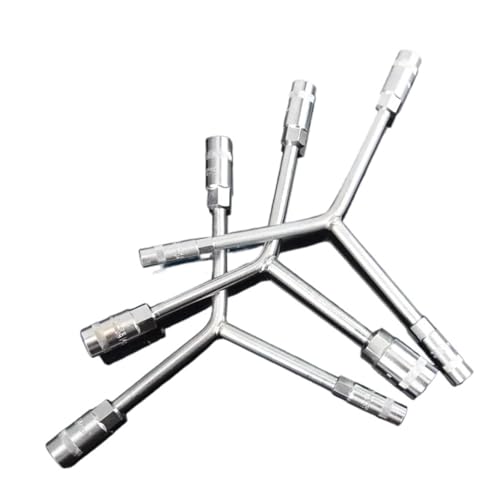 WEKONUMEX Steckschlüssel, 1 STÜCK 8 mm - 19 mm Dreizack-Steckschlüssel, Reifenschlüssel, Kfz-Motorrad-Reparaturwerkzeug, Sechskant-Dreizack(W0361a 8 10 12mm) von WEKONUMEX