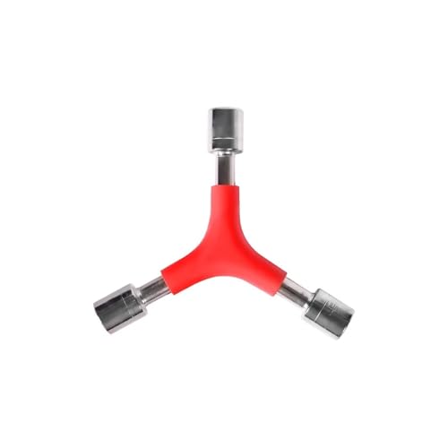 WEKONUMEX Steckschlüssel, 1 STÜCKE Y-Form steckdosen Schraubenschlüssel Fahrrad Inbusschlüssel Innensechskantschlüssel 8/9/10mm 8/10/12mm Rennrad Radfahren(Red,8 9 10mm) von WEKONUMEX