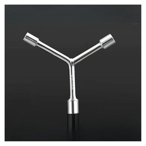 WEKONUMEX Steckschlüssel, 1 STÜCKE Y-Form steckdosen Schraubenschlüssel Fahrrad Inbusschlüssel Innensechskantschlüssel 8/9/10mm 8/10/12mm Rennrad Radfahren(Silvery,8 10 12mm) von WEKONUMEX