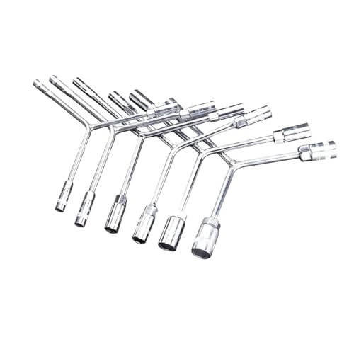 WEKONUMEX Steckschlüssel, Y-förmiger 3-Wege-Steckschlüssel, dreieckige Haushaltssteckdosen, Sechskant-Dreizinkenschlüssel, Reparaturwerkzeug for Fahrräder(8 10 12mm) von WEKONUMEX
