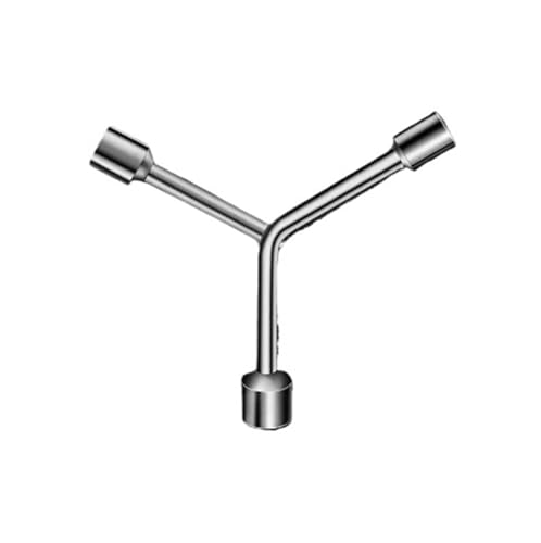 WEKONUMEX Steckschlüssel, Y-förmiger 3-Wege-Steckschlüssel Dreizack-Ringschlüssel Steckschlüssel Universaleinsatz(14 17 19mm) von WEKONUMEX