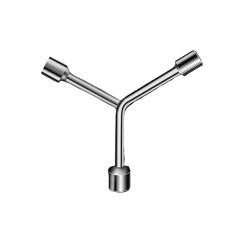 WEKONUMEX Steckschlüssel, Y-förmiger 3-Wege-Steckschlüssel Dreizack-Ringschlüssel Steckschlüssel Universaleinsatz(8 10 12mm) von WEKONUMEX