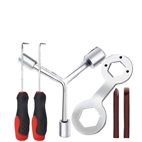 WEKONUMEX Steckschlüssel, Zylinderfederverlängerung Ersatz Demontagewerkzeug Sprengringzange Kreuzschlitzschraubendreher-Set(6pcs) von WEKONUMEX