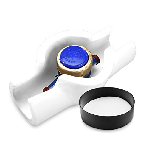 WEKONUMEX Wasserzählerabdeckung, Wickelabdeckung for Wasserzähler aus Polyethylen, for Bürogebäude, Hotels(Pack of 2) von WEKONUMEX