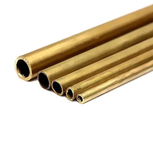 WEKOW 1 STÜCK Außendurchmesser 3-8 Mm Und Länge 300 Mm Hohlrundes Messingrohr Aus Metall (6mm) von WEKOW