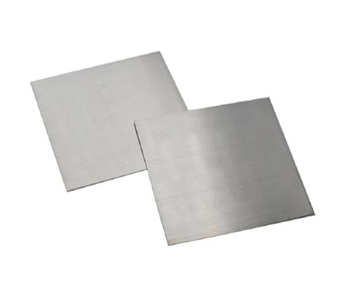 WEKOW 1PCS Länge Und Breite 100X100MM Dicke 0.05-1.0MM Hochreine Wolframflocken Metall Wolfram Folie Für Wissenschaftliche Forschung Und Experiment W>=99,99% (0.3MM) von WEKOW