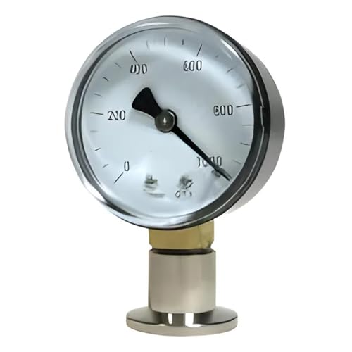 WELCH Vakuummeter mit Bourdonfeder VMF 16 Edelstahl, DN 16 KF Steckertyp von Welch Vacuum