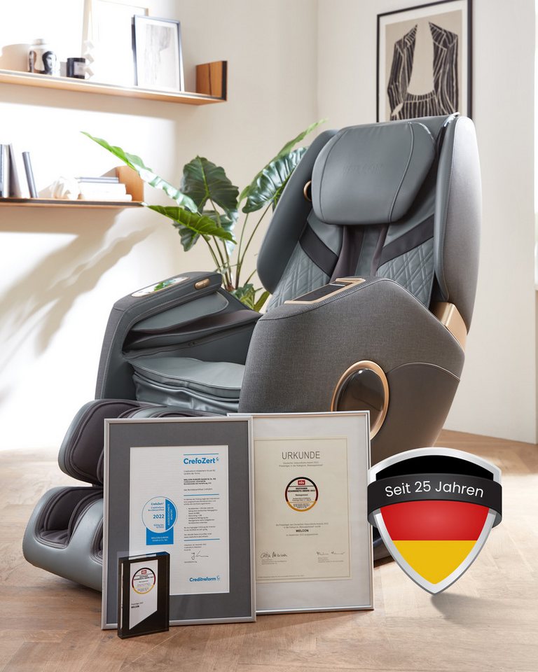 WELCON Massagesessel Massagesessel EASYRELAXX PLUS, Heizung, Ganzkörpermassage, mit Relaxfunktion von WELCON