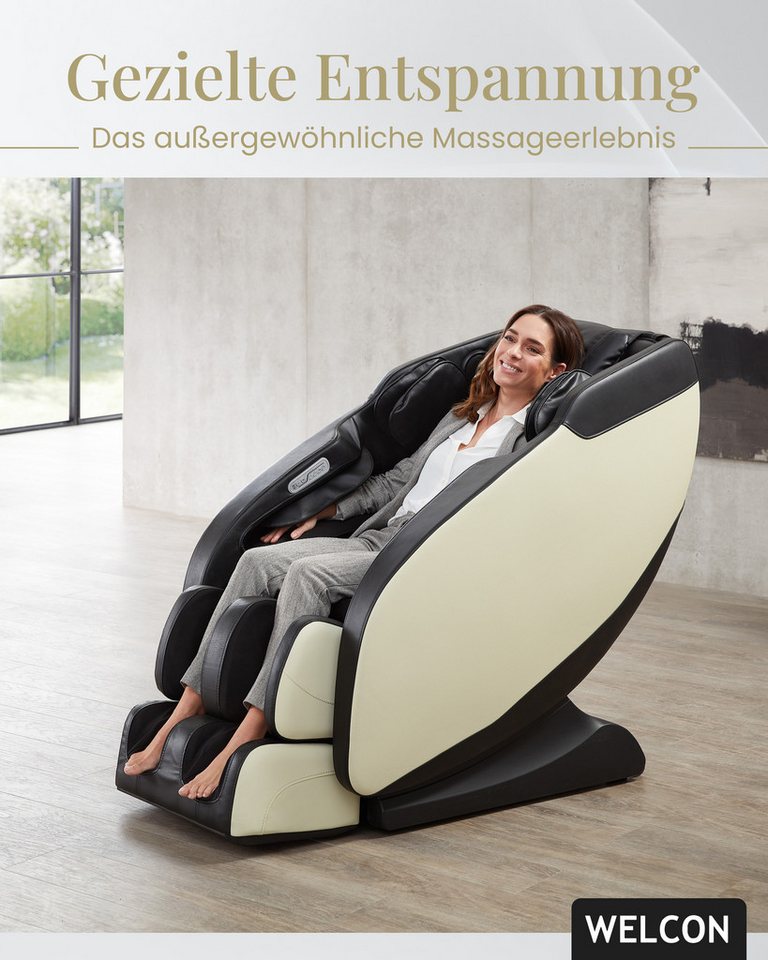 WELCON Massagesessel Massagesessel WELCON PRESTIGE II Modell 2025 mit Wärmefunktion von WELCON