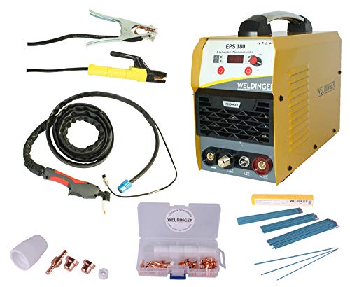Aktion WELDINGER EPS 180 Elektrodenschweißgerät/Plasmaschneider + CUT Set 1 + Elektrodensortiment 5 Jahre Garantie Aktion WELDINGER EPS 180 Elektrodenschweißgerät/Plasmaschneider + CUT Set 1 + Elektrodensortiment 5 Jahre Garantie von WELDINGER