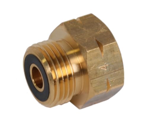 WELDINGER Adapter für 33 kg Propanflasche zum Anschluss von Campingregler von WELDINGER
