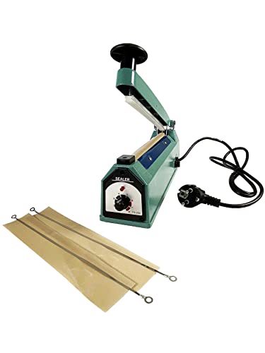 WELDINGER Folienschweißgerät FSG-200 Impulse Sealer 200 mm Arbeitsbreite Temperatur stufenlos regelbar mit Brennelementen 5 Jahre Garantie WELDINGER Folienschweißgerät FSG-200 Impulse Sealer 200 mm Arbeitsbreite Temperatur stufenlos regelbar mit Brennelementen 5 Jahre Garantie von WELDINGER