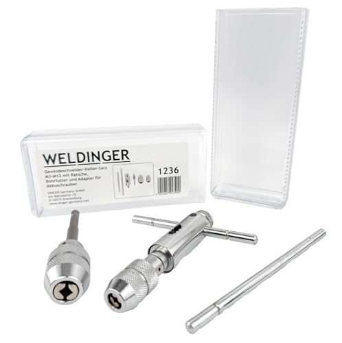 WELDINGER Gewindebohrer Halter Ratsche und für Akkuschrauber M3-M12 in Box WELDINGER Gewindebohrer Halter Ratsche und für Akkuschrauber M3-M12 in Box von WELDINGER