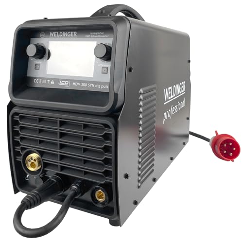 WELDINGER Kombi-Schweißinverter MEW 300 SYN dig puls professional (400 V, 300 A) von WELDINGER