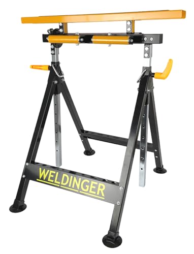 WELDINGER Multifunktions-Arbeitsbock höhenverstellbar drehbar Rollenbock V-Rollenbock Montagebock WELDINGER Multifunktions-Arbeitsbock höhenverstellbar drehbar Rollenbock V-Rollenbock Montagebock von WELDINGER