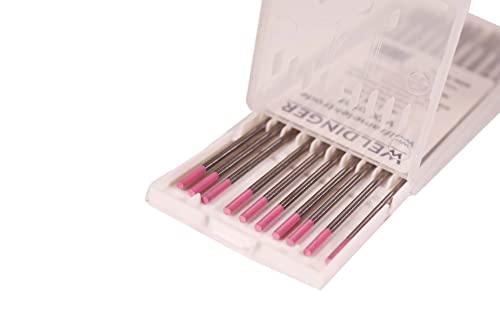 WELDINGER WIG-Wolframelektrode WX-Pink 2,4x175 mm 10 Stück WELDINGER WIG-Wolframelektrode WX-Pink 2,4x175 mm 10 Stück von WELDINGER