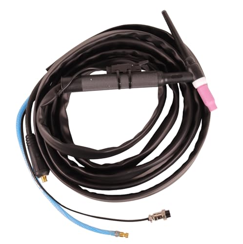 WELDINGER WP26 flex 4m vario 9 mm Stecker 2 polig NW5 WIG Schlauchpaket flexible Vario Griffschalter von WELDINGER