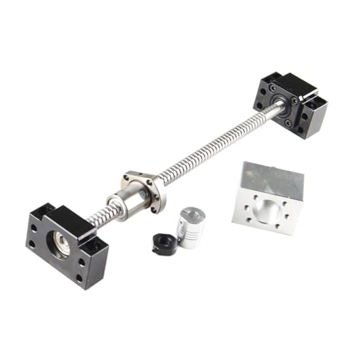 1 Satz Kugelumlaufspindel SFU1204 Satz Gerollte Kugelumlaufspindel C7 Mit Flansch Einzelmutter Ende Bearbeitet + BK/BF10(Three piece set 2,350mm) von WELDRIC