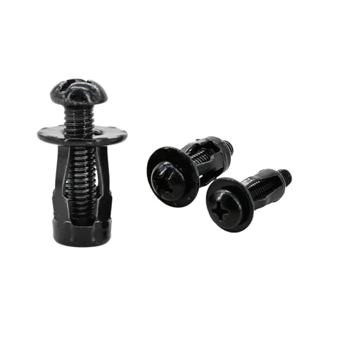 Blütenblatt-Spreizmutter 20/30/50 Stück Jack Nuts Nietmuttern Bolzensatz Blütenblattförmige Dehnschraube Metall Rivetnut Panel Kennzeichen Klemmschloss M4 M5 M6 M8(Cross Head (Black),M8x21(50Pcs)) von WELDRIC