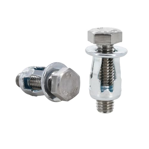 Blütenblatt-Spreizmutter 40/60Pcs Blütenblatt Form Metall Niet Mutter Expansion Schraube Bolzen Jack Muttern M4 M5 M6 Rivnut(External Head(Silver,M6x20(60Pcs)) von WELDRIC